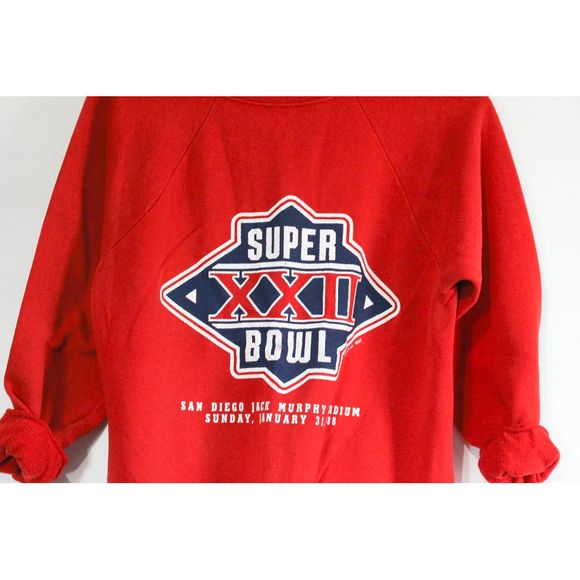Vintage Super Bowl XXII 1987 Football Sweatshirt - Picture 2 of 4
